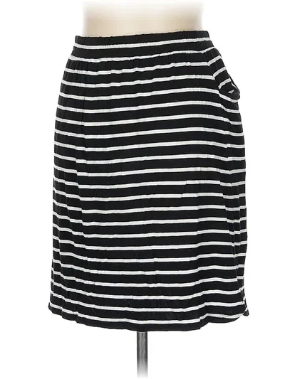 Pre-owned Max Studio Casual Skirt In Black