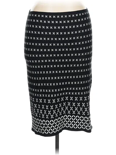 Pre-owned Max Studio Casual Skirt In Black