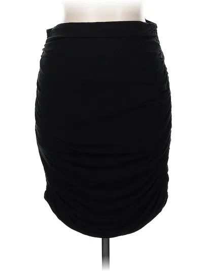 Pre-owned Max Studio Casual Skirt In Black