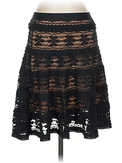 Pre-owned Max Studio Casual Skirt In Black