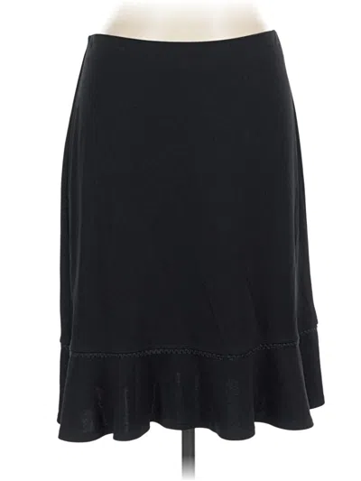 Pre-owned Max Studio Casual Skirt In Black