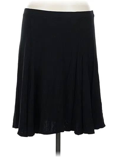Pre-owned Max Studio Casual Skirt In Black