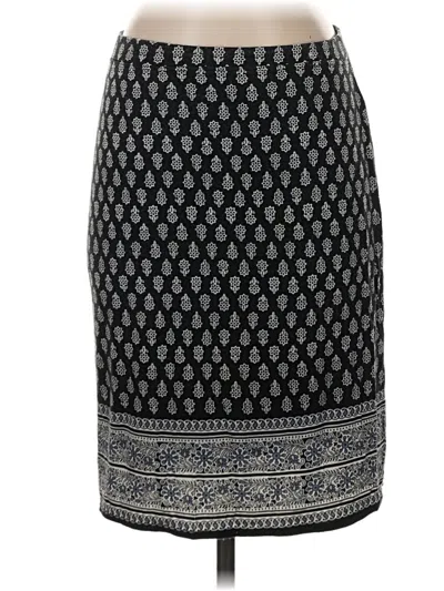 Pre-owned Max Studio Casual Skirt In Black