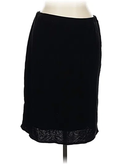 Pre-owned Max Studio Casual Skirt In Black