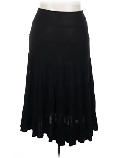 Pre-owned Max Studio Casual Skirt In Black