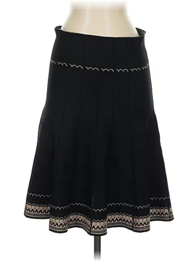 Pre-owned Max Studio Casual Skirt In Black