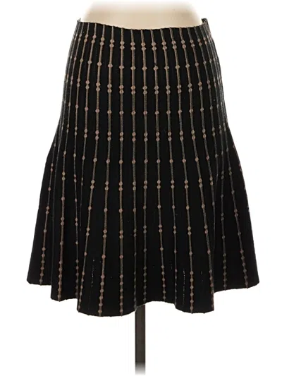 Pre-owned Max Studio Casual Skirt In Black