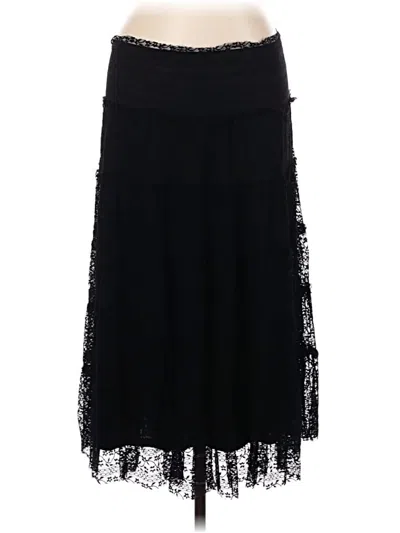 Pre-owned Max Studio Casual Skirt In Black