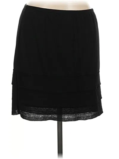 Pre-owned Max Studio Casual Skirt In Black