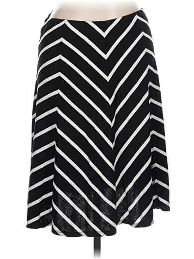 Pre-owned Max Studio Casual Skirt In Black