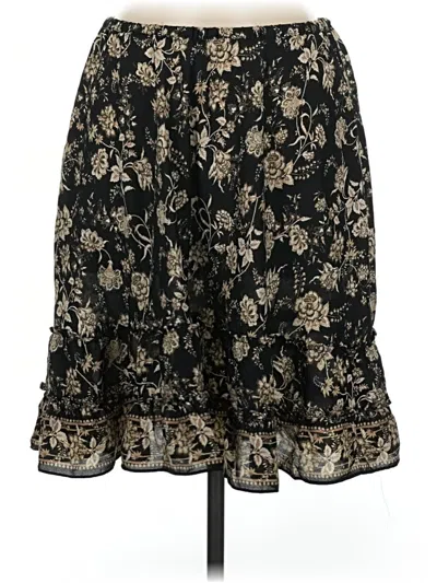 Pre-owned Max Studio Casual Skirt In Black