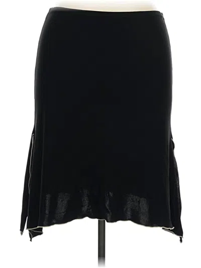 Pre-owned Max Studio Casual Skirt In Black