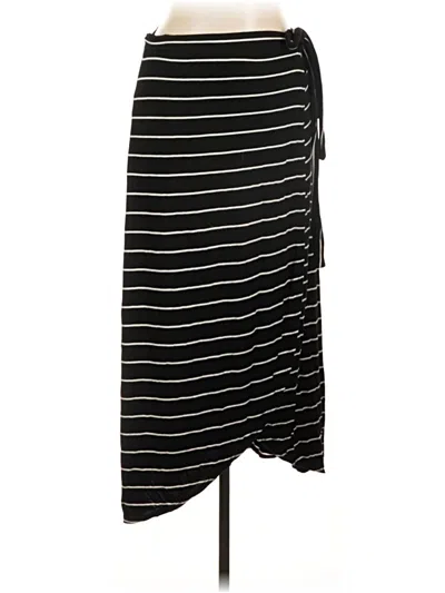 Pre-owned Max Studio Casual Skirt In Black