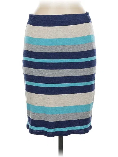 Pre-owned Max Studio Casual Skirt In Blue