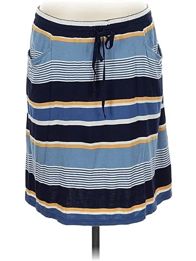 Pre-owned Max Studio Casual Skirt In Blue