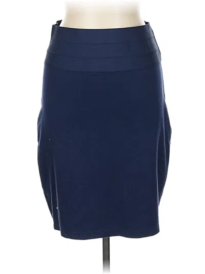 Pre-owned Max Studio Casual Skirt In Blue