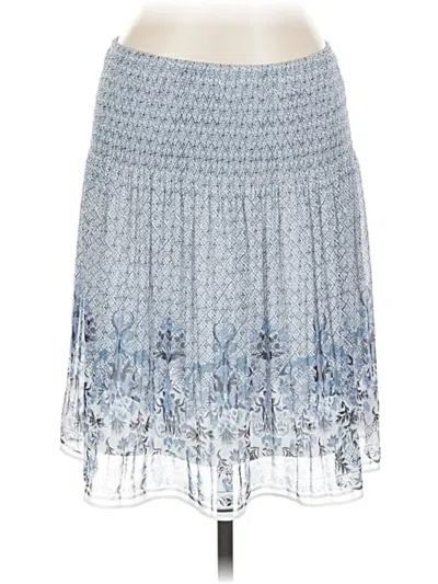 Pre-owned Max Studio Casual Skirt In Blue