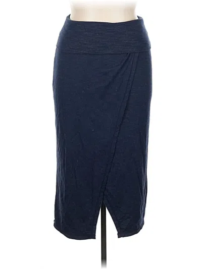 Pre-owned Max Studio Casual Skirt In Blue