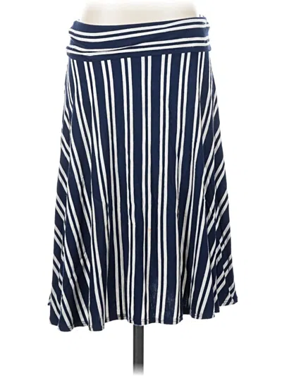 Pre-owned Max Studio Casual Skirt In Blue