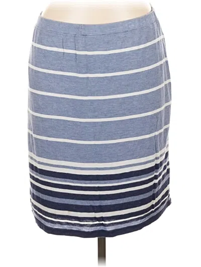 Pre-owned Max Studio Casual Skirt In Blue