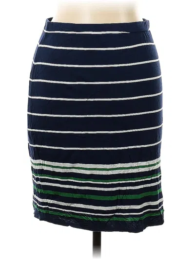 Pre-owned Max Studio Casual Skirt In Blue