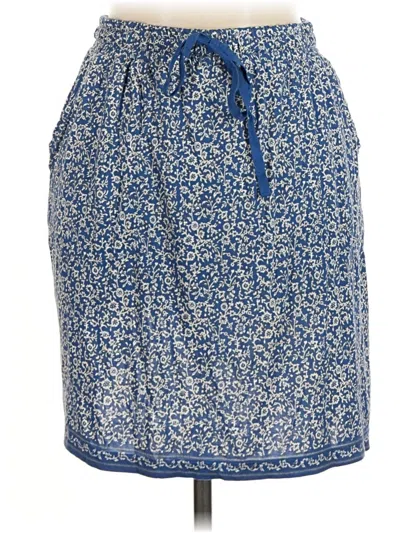Pre-owned Max Studio Casual Skirt In Blue
