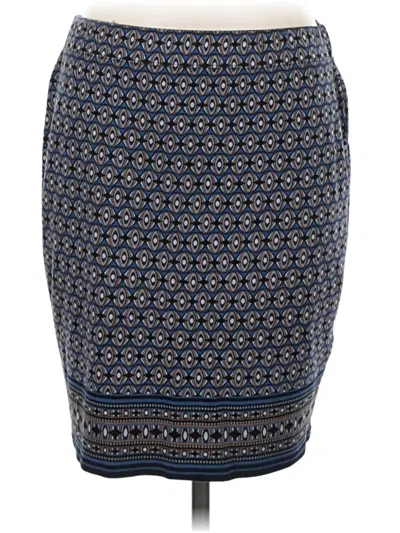 Pre-owned Max Studio Casual Skirt In Blue