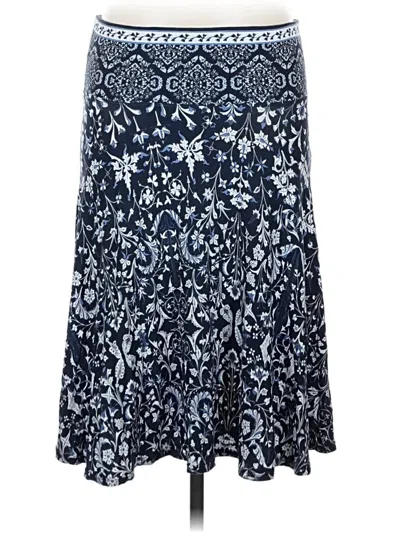 Pre-owned Max Studio Casual Skirt In Blue