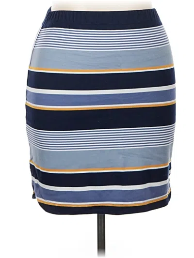 Pre-owned Max Studio Casual Skirt In Blue