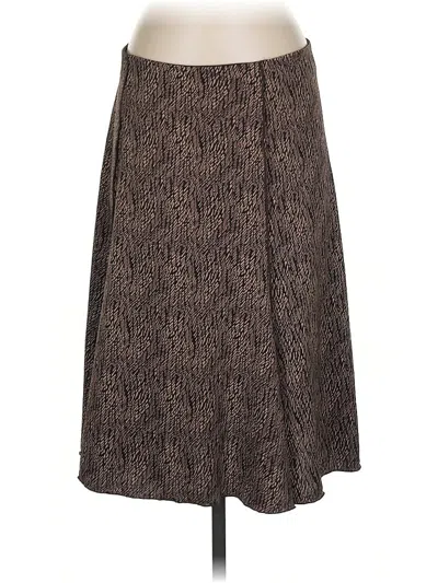 Pre-owned Max Studio Casual Skirt In Brown
