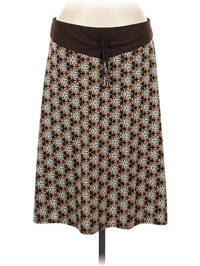 Pre-owned Max Studio Casual Skirt In Brown