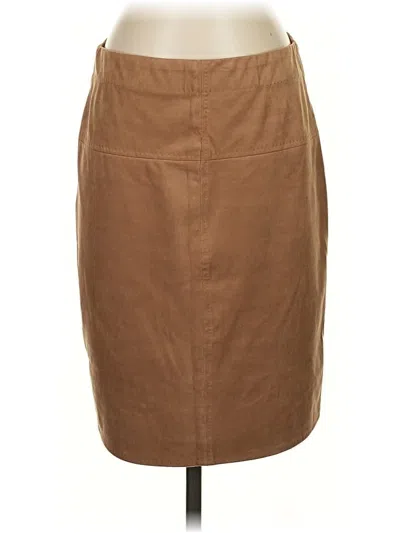 Pre-owned Max Studio Casual Skirt In Brown