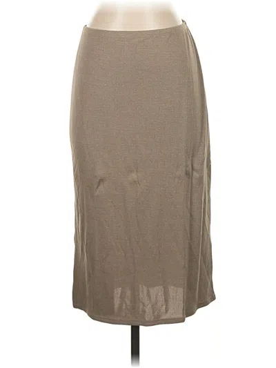 Pre-owned Max Studio Casual Skirt In Brown