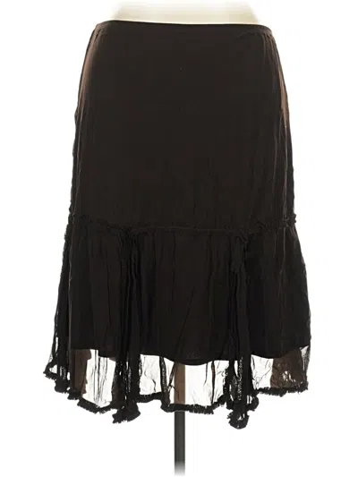 Pre-owned Max Studio Casual Skirt In Brown