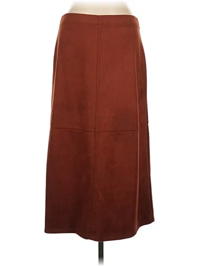 Pre-owned Max Studio Casual Skirt In Brown