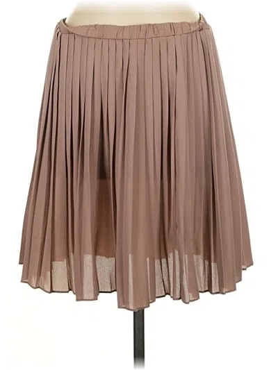 Pre-owned Max Studio Casual Skirt In Brown