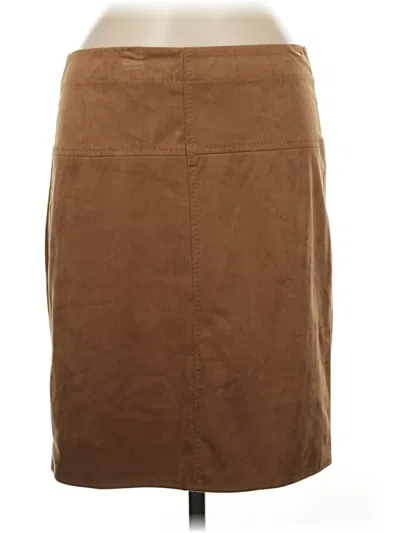 Max Studio Casual Skirt In Brown