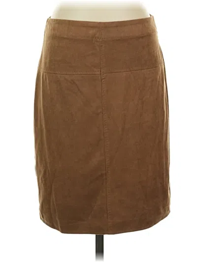 Pre-owned Max Studio Casual Skirt In Brown