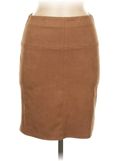 Pre-owned Max Studio Casual Skirt In Brown