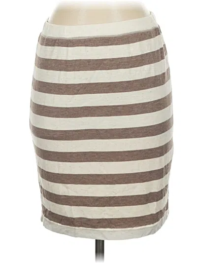 Pre-owned Max Studio Casual Skirt In Brown