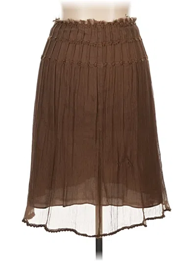 Pre-owned Max Studio Casual Skirt In Brown