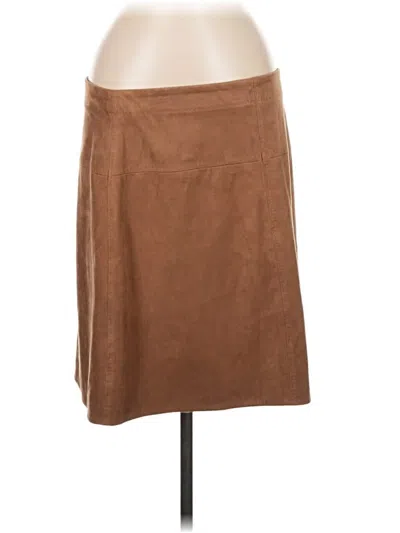 Pre-owned Max Studio Casual Skirt In Brown