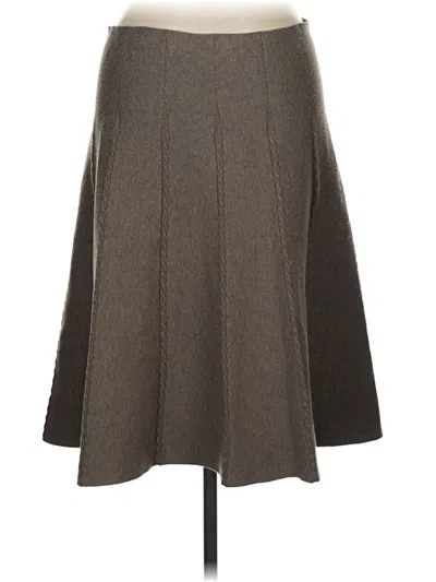 Pre-owned Max Studio Casual Skirt In Brown