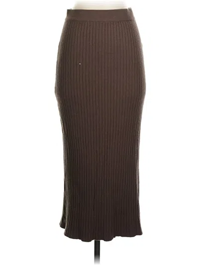 Pre-owned Max Studio Casual Skirt In Brown
