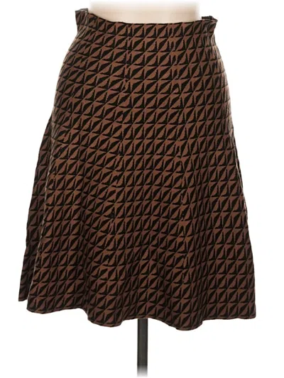 Pre-owned Max Studio Casual Skirt In Brown