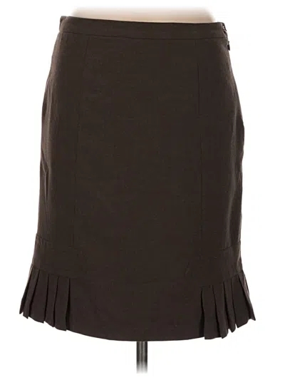 Pre-owned Max Studio Casual Skirt In Brown