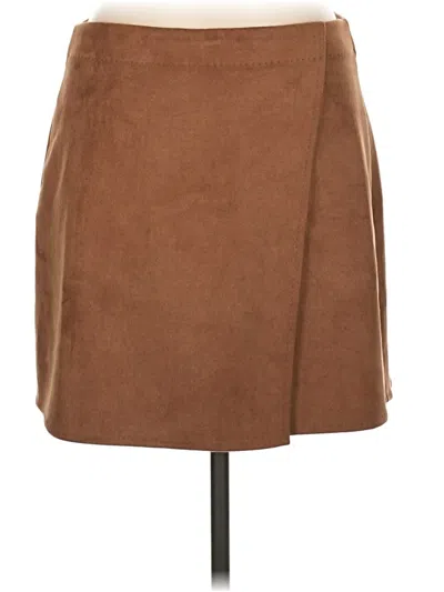 Max Studio Casual Skirt In Brown