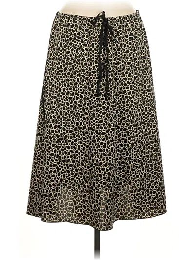 Pre-owned Max Studio Casual Skirt In Gold