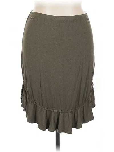 Pre-owned Max Studio Casual Skirt In Gray