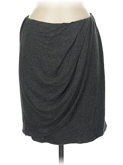 Pre-owned Max Studio Casual Skirt In Gray